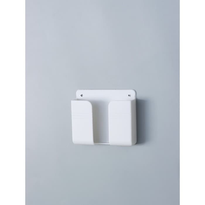 Держатель для телефона, настенный, самоклеящийся, 10×8.7×2.8 см, белый