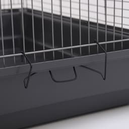 Клетка для птиц «Пижон» №104-Б, разборная, 58×40×88 см, 2 секции, серая