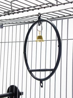 Клетка для птиц «Пижон» №104-Б, разборная, 58×40×88 см, 2 секции, серая