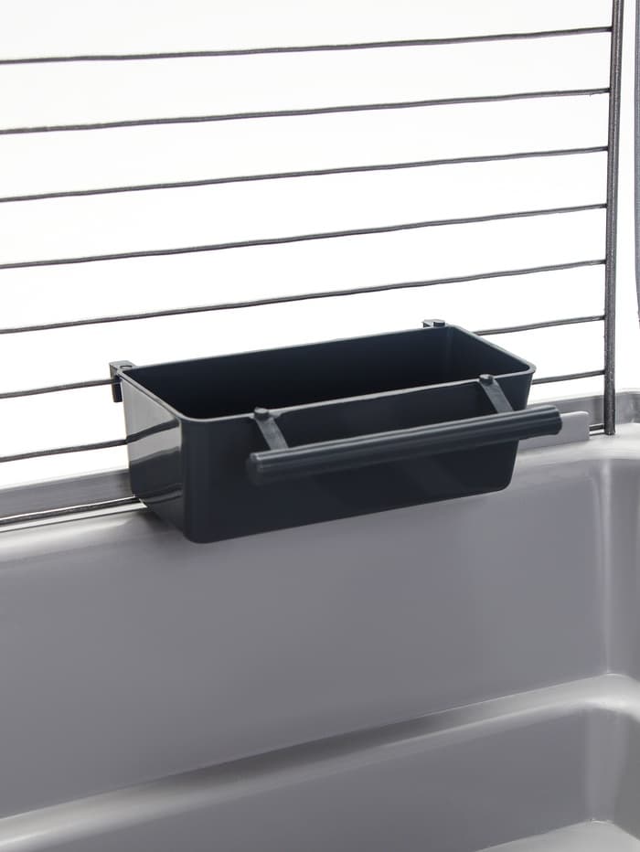 Клетка для птиц «Пижон» №104-Б, разборная, 58×40×88 см, 2 секции, серая