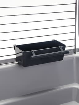 Клетка для птиц «Пижон» №104-Б, разборная, 58×40×88 см, 2 секции, серая