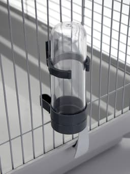 Клетка для птиц «Пижон» №104-Б, разборная, 58×40×88 см, 2 секции, серая