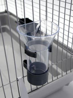 Клетка для птиц «Пижон» №104-Б, разборная, 58×40×88 см, 2 секции, серая