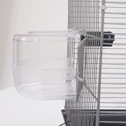 Клетка для птиц «Пижон» №104-Б, разборная, 58×40×88 см, 2 секции, серая