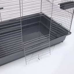 Клетка для птиц «Пижон» №104-Б, разборная, 58×40×88 см, 2 секции, серая