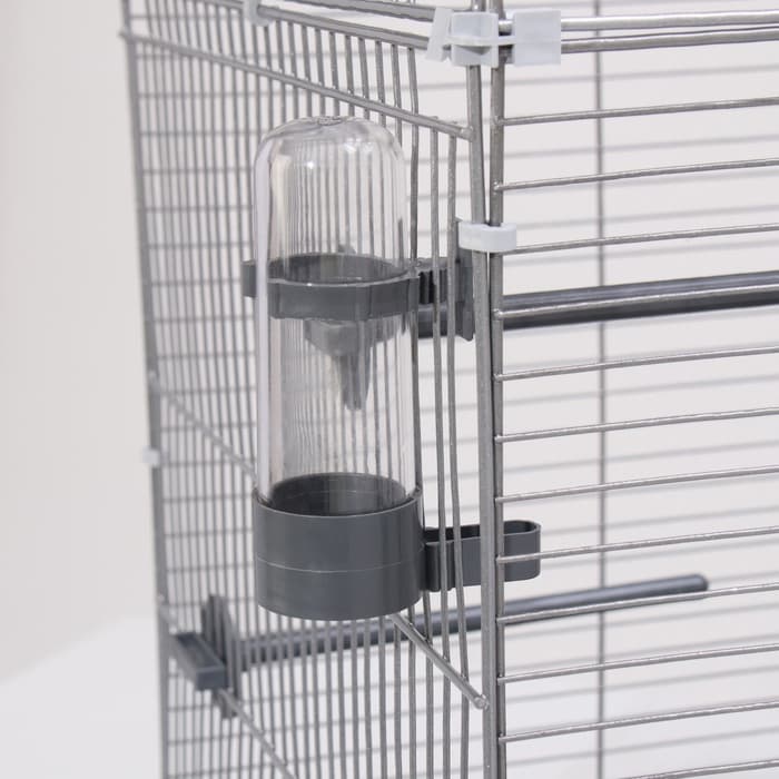 Клетка для птиц «Пижон» №104-Б, разборная, 58×40×88 см, 2 секции, серая