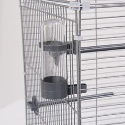 Клетка для птиц «Пижон» №104-Б, разборная, 58×40×88 см, 2 секции, серая