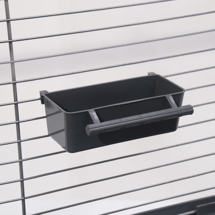 Клетка для птиц «Пижон» №104-Б, разборная, 58×40×88 см, 2 секции, серая