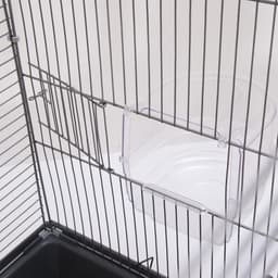 Клетка для птиц «Пижон» №104-Б, разборная, 58×40×88 см, 2 секции, серая