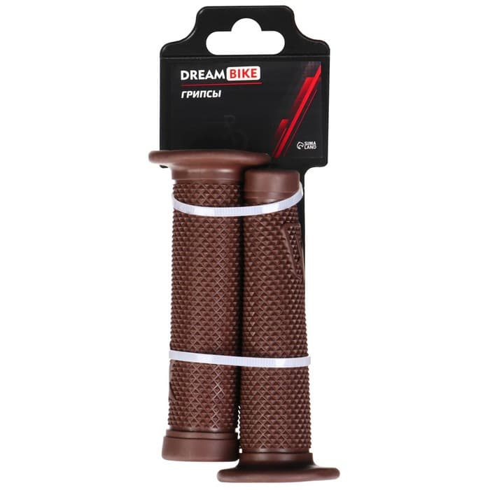 Грипсы Dream Bike, 120 мм, коричневые