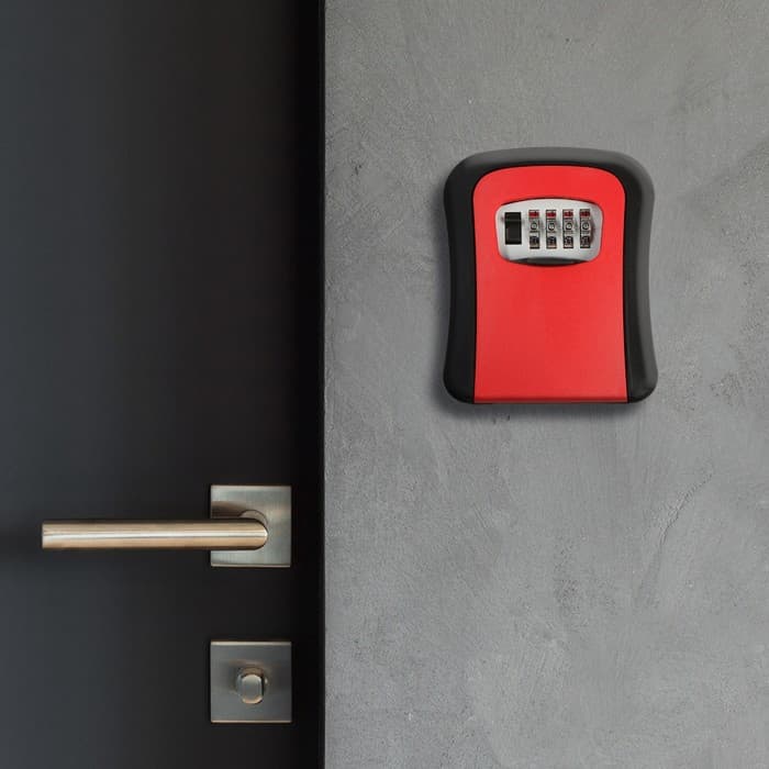 Сейф-ключница кодовая ТУНДРА LIGHT, красный