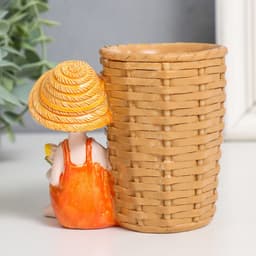 Фигурка полистоун с подставкой «Мальчик или Девочка с кукурузой», 11×7×9.2 см, МИКС