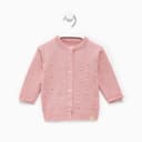 Кардиган вязаный «Крошка Я», рост 68-74 см, розовый