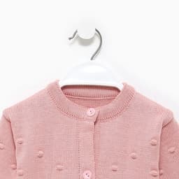 Кардиган вязаный «Крошка Я», рост 68-74 см, розовый