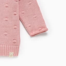 Кардиган вязаный «Крошка Я», рост 68-74 см, розовый