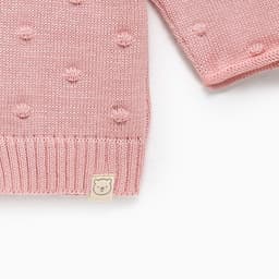 Кардиган вязаный «Крошка Я», рост 68-74 см, розовый