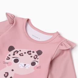 Купальник детский (лонгслив, шортики, панамка) «Крошка Я. Лео», рост 98-104 см, розовый