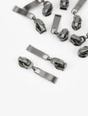 Бегунок автоматический для молнии «Спираль», №7, 10 шт., цвет чёрный никель