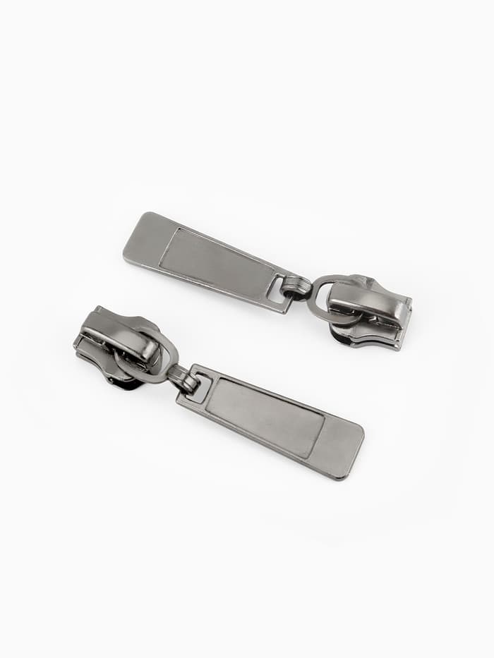 Бегунок для металлической молнии, №5, 10 шт., цвет чёрный никель