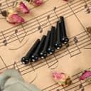Фиксаторы струн Music life, 6 штук, черный