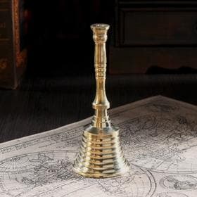 Колокол «Антик. Кольца», 12 см, латунь