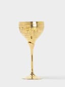 Бокал для вина, 20×9×9 ± 1 см, латунь