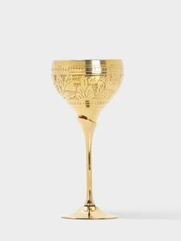 Бокал для вина, 20×9×9 ± 1 см, латунь