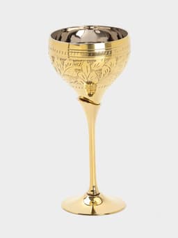 Бокал для вина, 20×9×9 ± 1 см, латунь