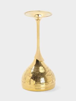 Бокал для вина, 20×9×9 ± 1 см, латунь