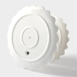 Этажерка для фруктов и десертов BellaTenero, 2 яруса, d=20/25 см, фарфор, белая