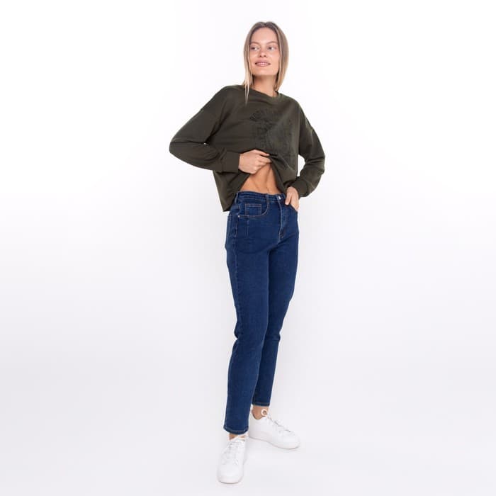 Джинсы женские, цвет синий, размер 27