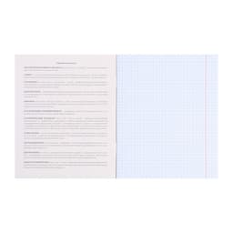 Тетрадь предметная 48 листов в клетку Школьные мемасики "География", обложка мелованный картон, тиснение холст, блок офсет