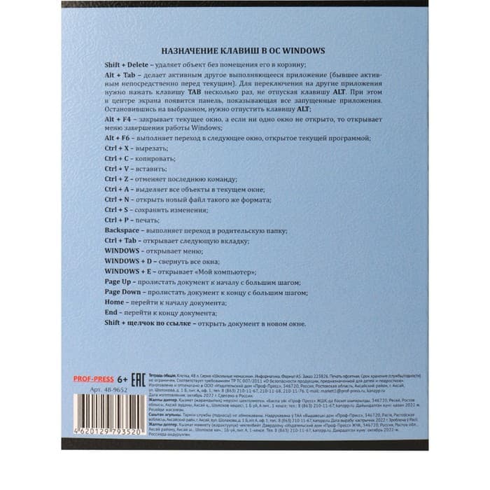 Тетрадь предметная 48 листов в клетку Школьные мемасики "Информатика", обложка мелованный картон, тиснение холст, блок офсет