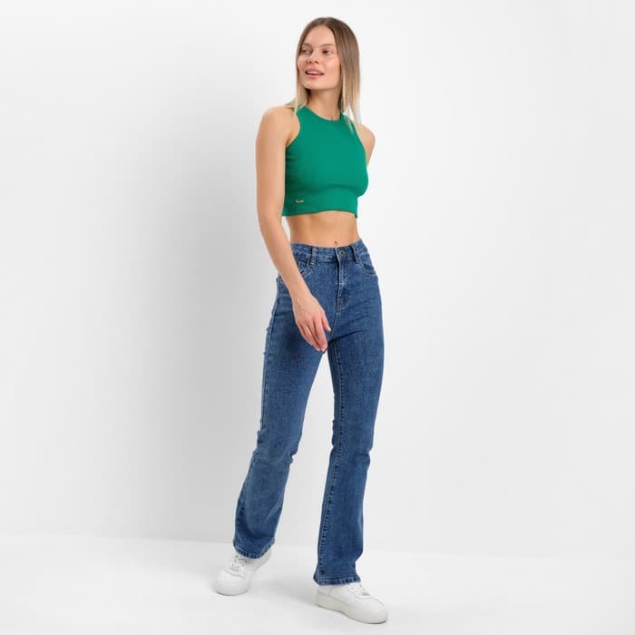 Топ женский Little Secret, цвет тёмно-зелёный, размер 44 (M)