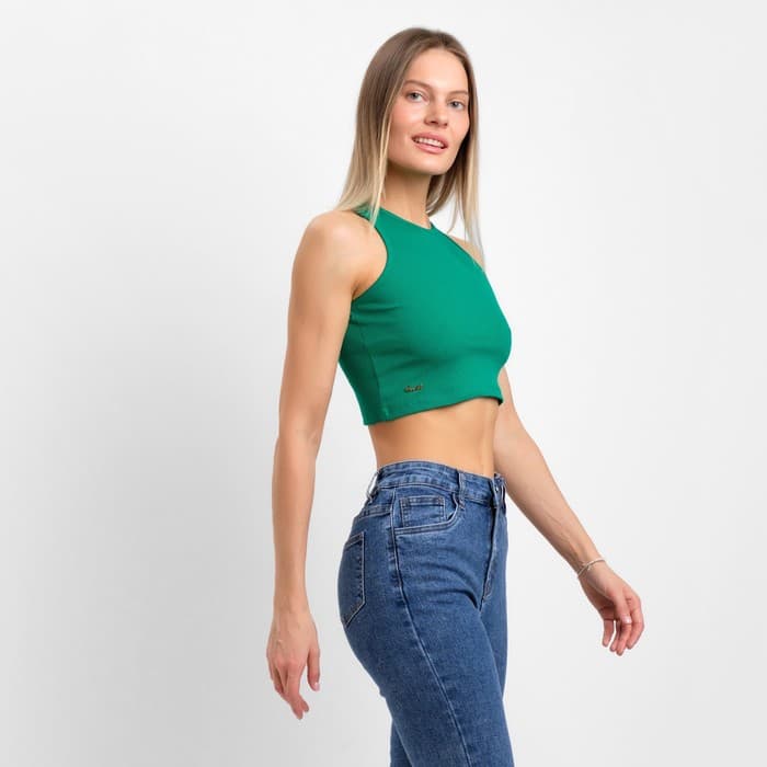 Топ женский Little Secret, цвет тёмно-зелёный, размер 44 (M)