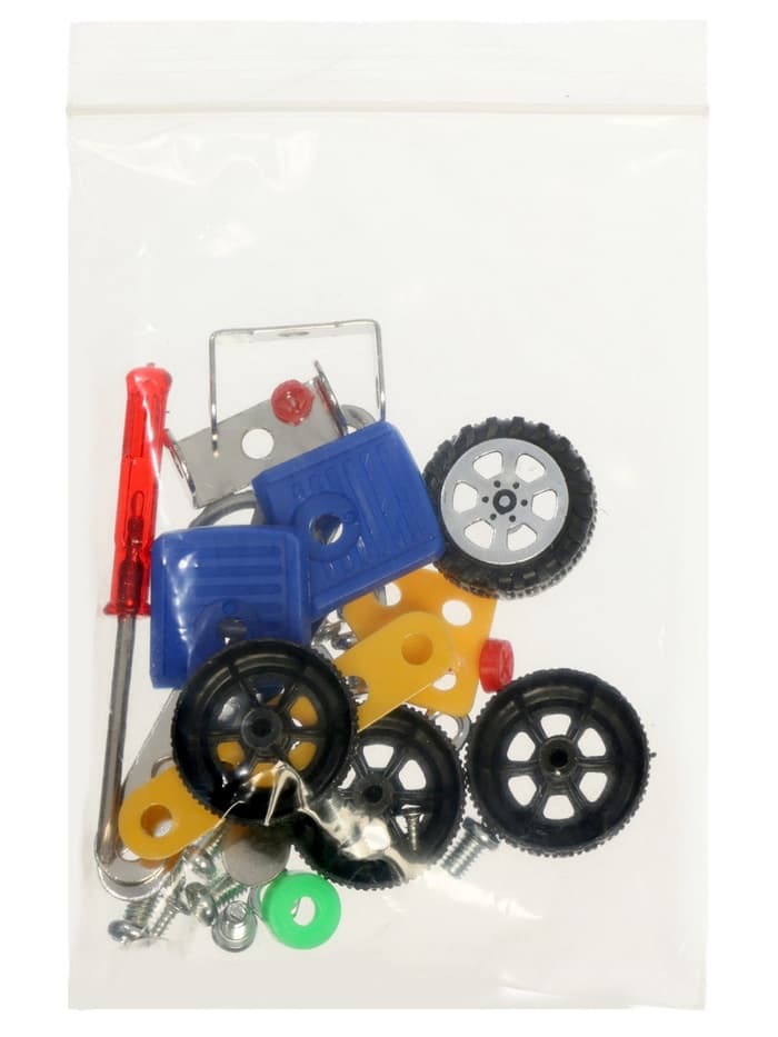 Конструктор металлический «Гоночная Машина», 37 деталей