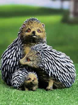 Садовая фигура из гипса «Семейство ежей», 20×19×22 см