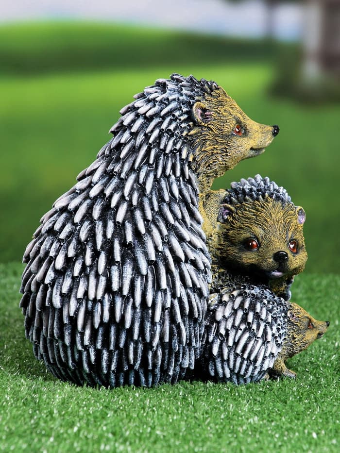 Садовая фигура из гипса «Семейство ежей», 20×19×22 см