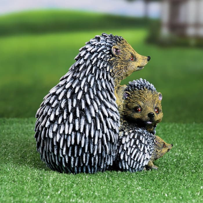 Садовая фигура из гипса «Семейство ежей», 20×19×22 см