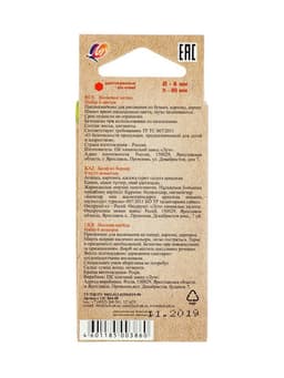 Мелки восковые, 6 цветов, «Луч», шестигранные