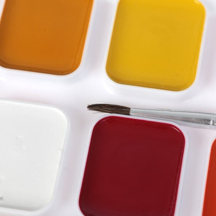 Акварель «Луч. Классика», 12 цветов, с кистью