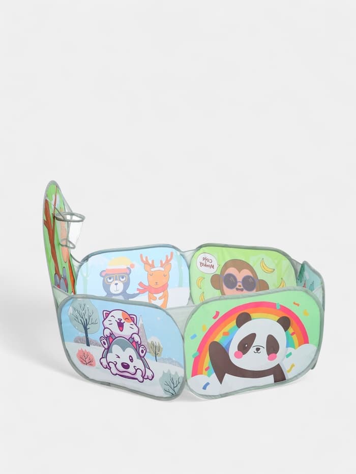 Палатка детская игровая - сухой бассейн для шариков «Животный мир» без шариков, 120×75×60 см