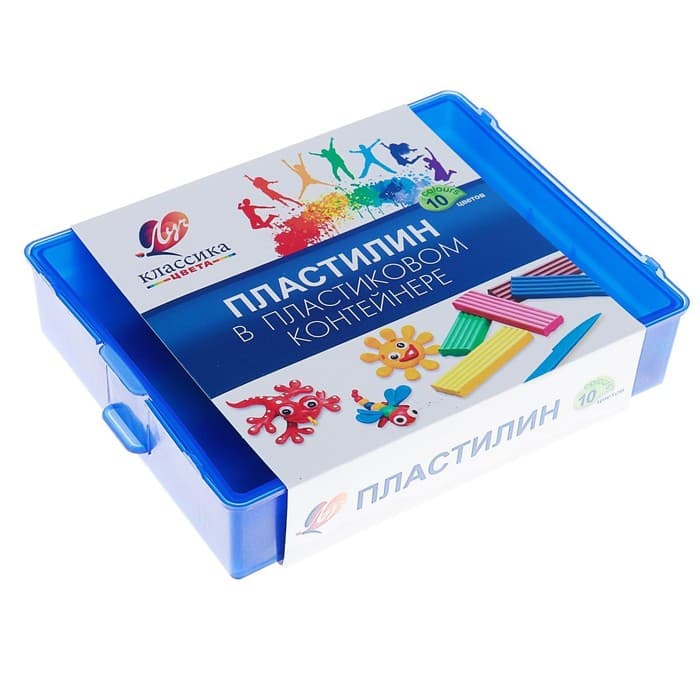 Пластилин «Луч. Классика цвета»,10 цветов, 200 г