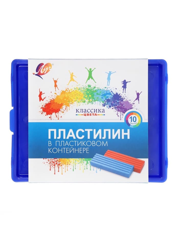 Пластилин «Луч. Классика цвета»,10 цветов, 200 г