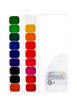 Акварель «Луч. Классика», 18 цветов, без кисти