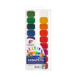 Акварель «Луч. Классика», 18 цветов, без кисти