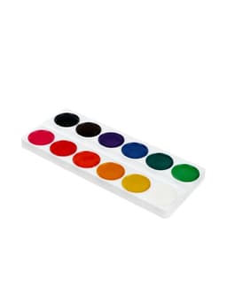 Акварель «Луч. ZOO», 12 цветов, без кисти