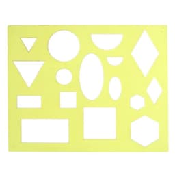 Трафарет «Луч. Геометрические фигуры № 1», МИКС
