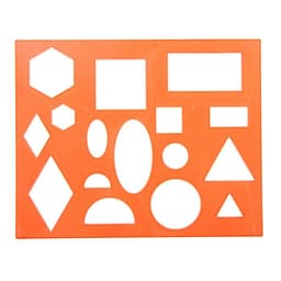 Трафарет «Луч. Геометрические фигуры № 1», МИКС