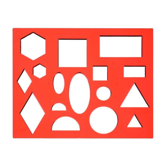 Трафарет «Луч. Геометрические фигуры № 1», МИКС